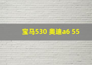 宝马530 奥迪a6 55